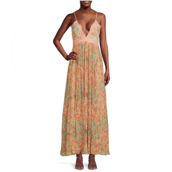 Rococo Sand Floral Maxi Dress, Revolve* Multicolor, NWT, Size XS - Picture 7 of 12